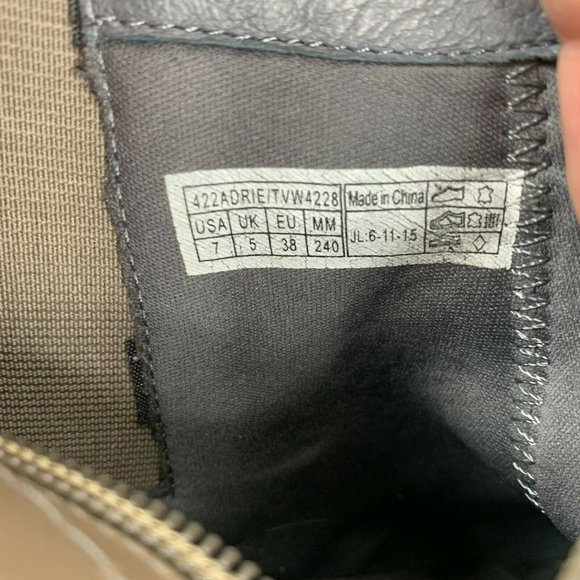 Vionic Adrie Orthaheel Orthotic Leather Ankle Boots Taupe Side Zip Women’s Sz 7 - Picture 8 of 11